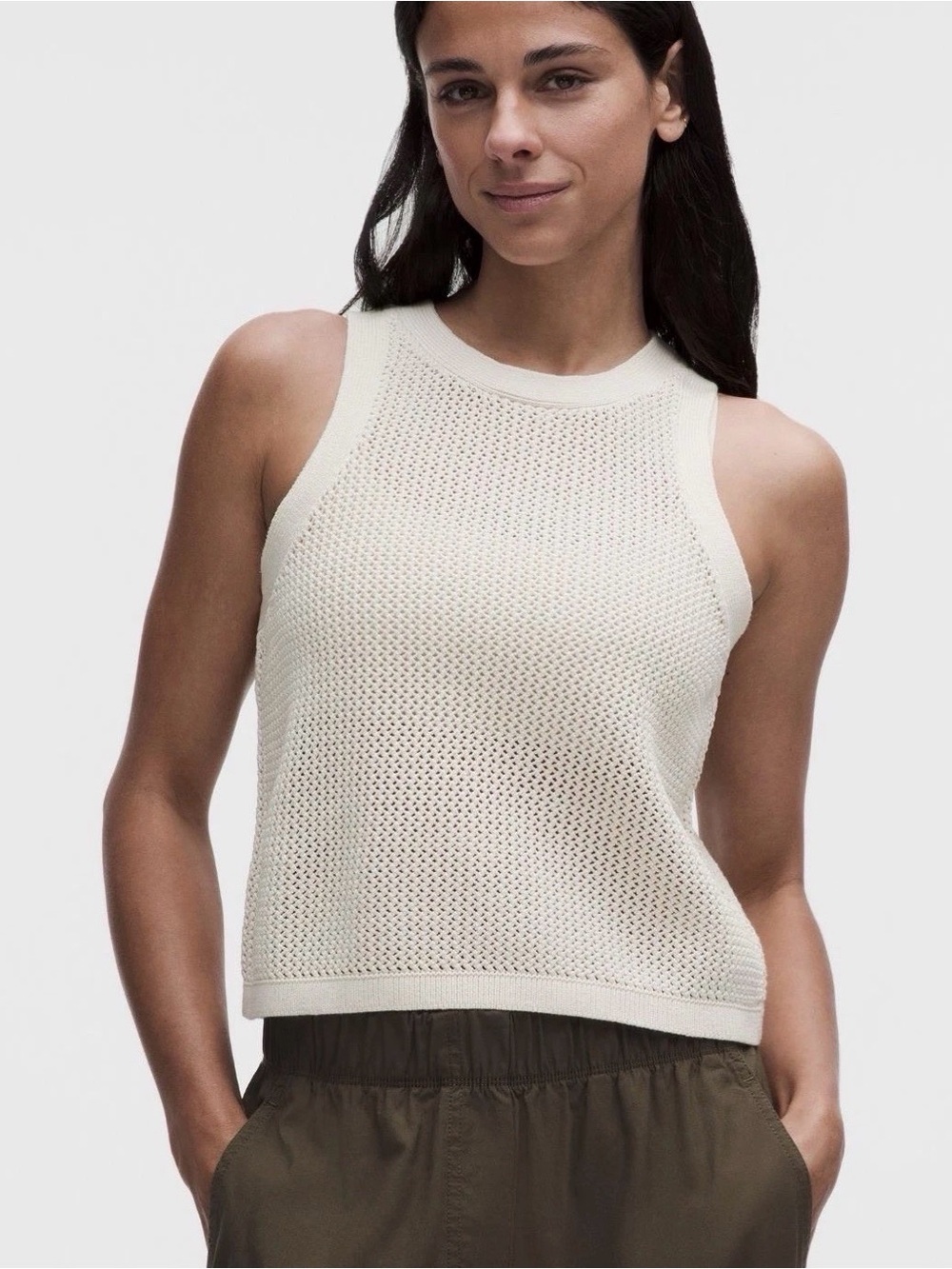 Lululemon crochet mesh tank top NWT size S NWT
